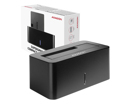 Stacja dokująca dla dysków Axagon ADSA-SN, USB 5Gbps - SATA 6G, 2.5"/3.5" SSD/HDD COMPACT